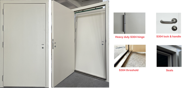 Mobile Home Exterior Doors Galvanized Steel Material Best Price High Quality