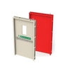Factory Direct Supplier Security Emergency Exit Fire Resistant Fireproof Steel Door with Push Bar