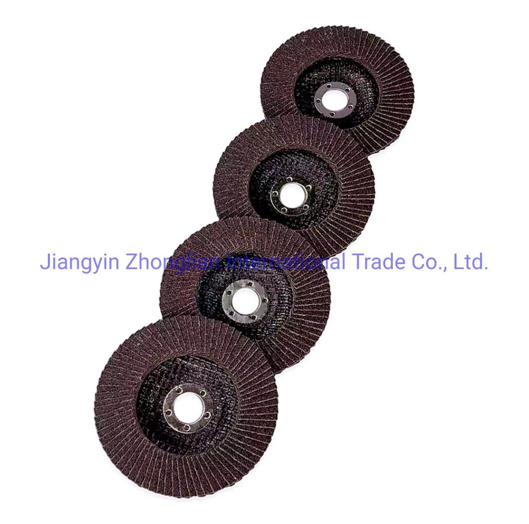 Hot Selling 4 Inch Abrasive Flap Disc 80m/S MPa En12413 Grinding Disc