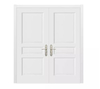 Cheap Price Anti Theft Hinged French Swing Steel Double Entry Doors with Security