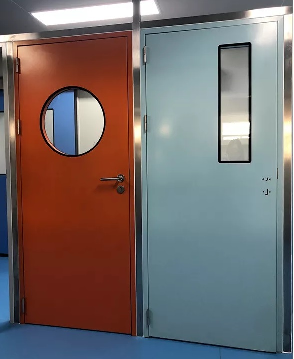Hospital Theatre Operating Room Manually Sliding Door with Observation Window