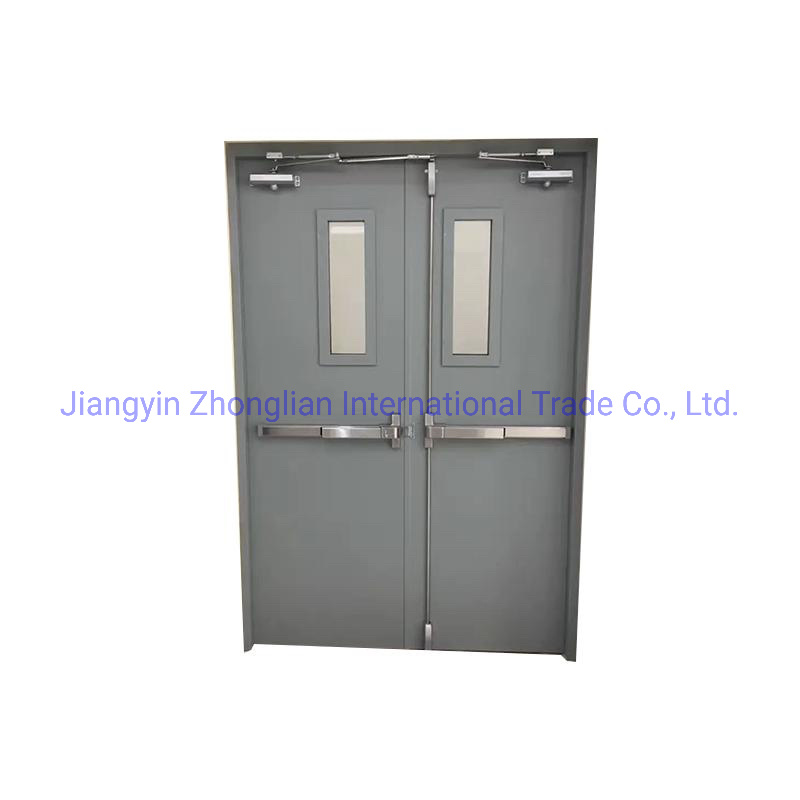 Steel Industrial Cheap Price Warehouse Hollow Metal Doors with Escape Device