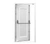 Standard 3 Hours Fire Rated Powder Coating Galvanized Steel Door for Hospital with Louver