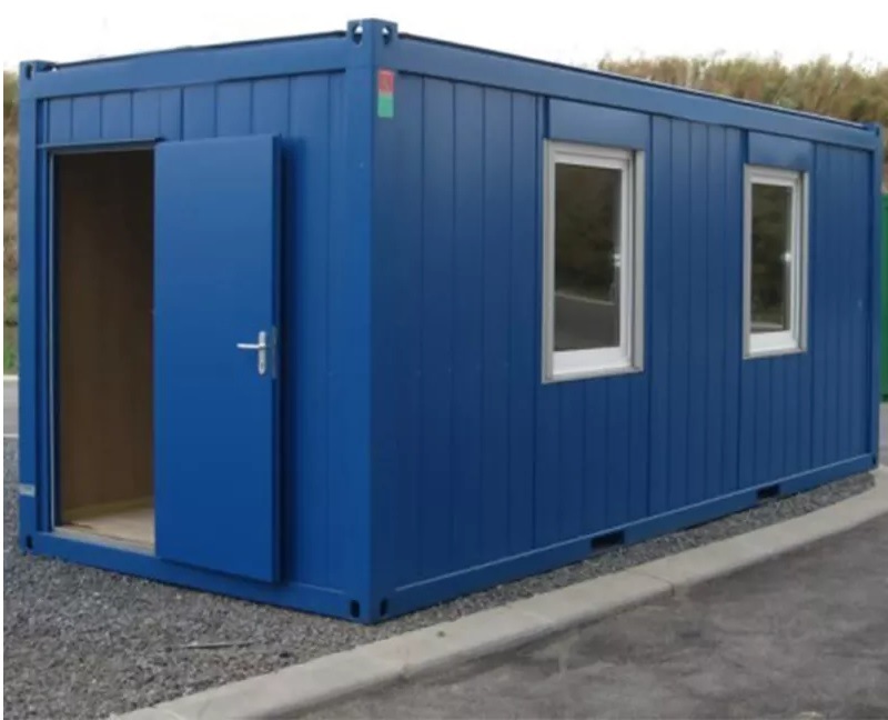 Cheap Modular Container Steel Swing Shutters Door with Door Frame Set