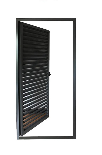 High Standard Steel Louver Fire Rated Hotel and Resident Door with Certificate