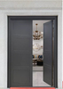 Moden Design High Quality Cheapest Exterior Steel Double Leaf Door