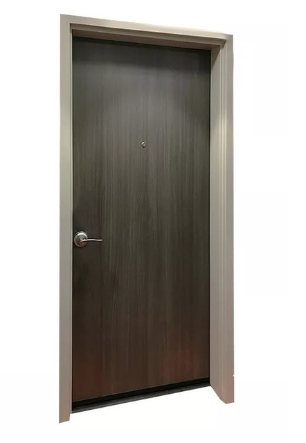 Hotel Mall Flat Plain Cheap Exterior Steel Metal Fire Door 30/60/90 Minutes Fire Rated Steel Door